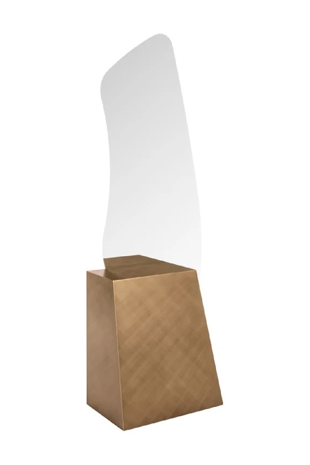 Brushed Gold Base Mirror | Oroa.com