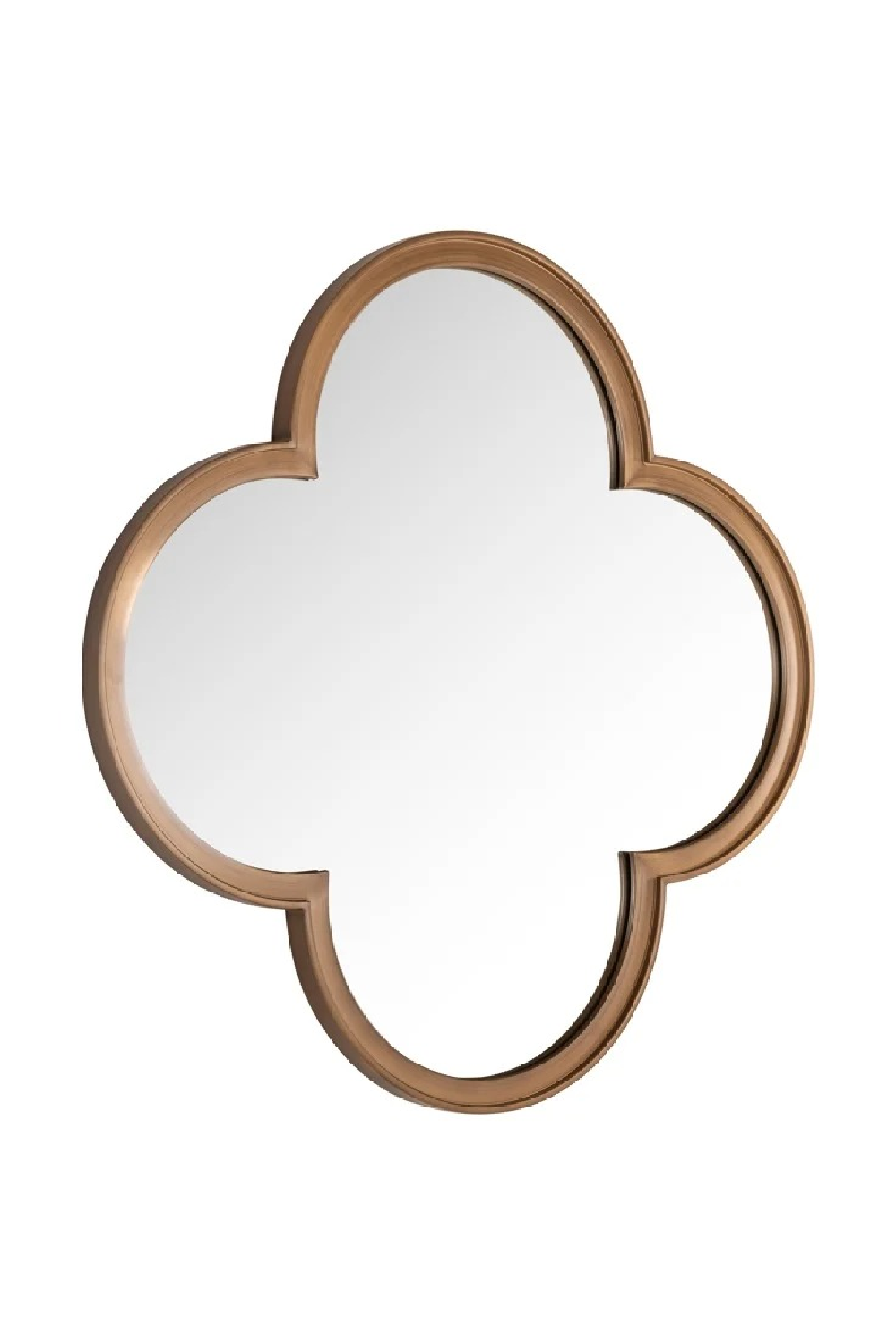 Clover-Shaped Gold Mirror | Oroa.com