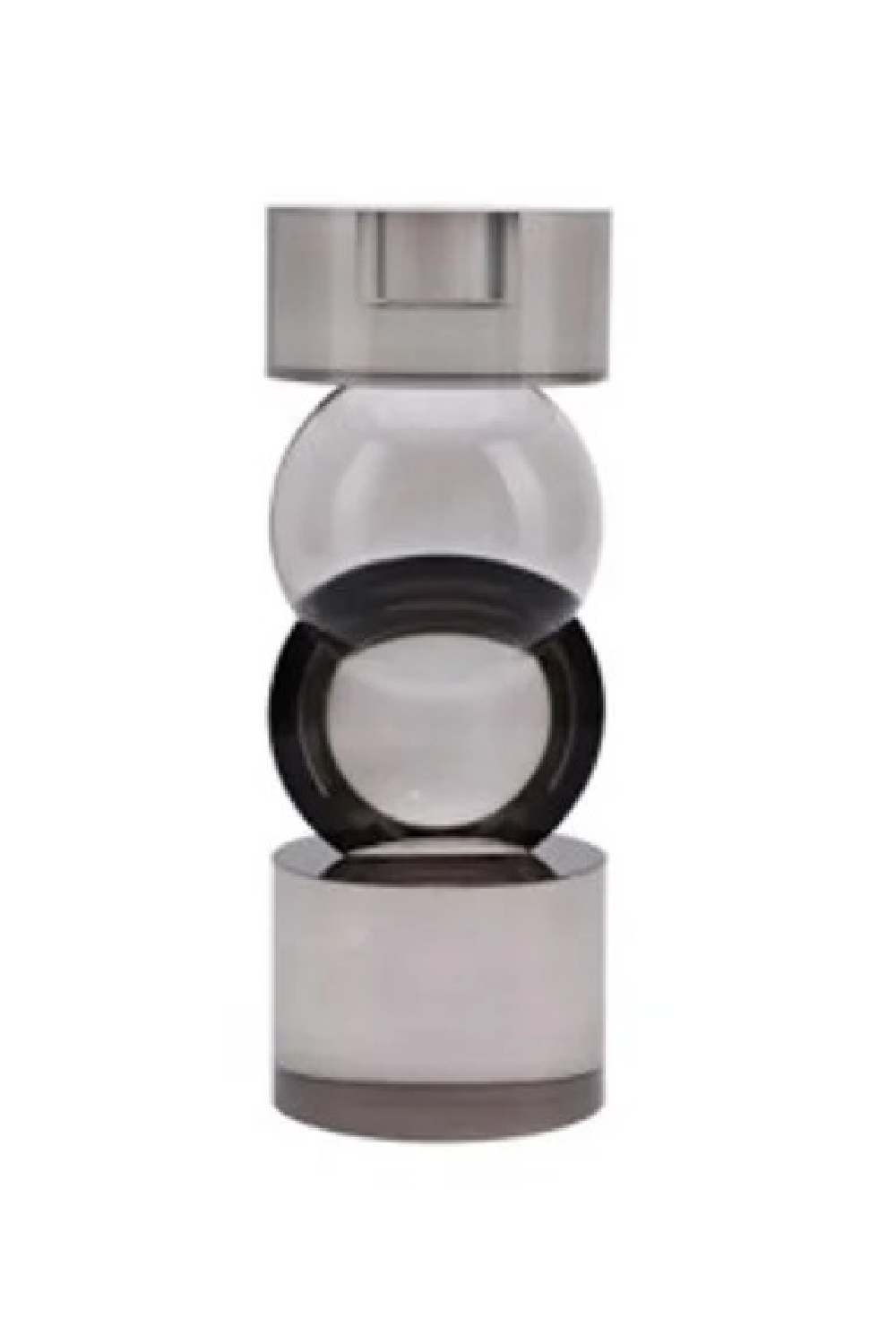 Gray Glass Candle Holder | Richmond Interiors Jennyl | Oroa.com