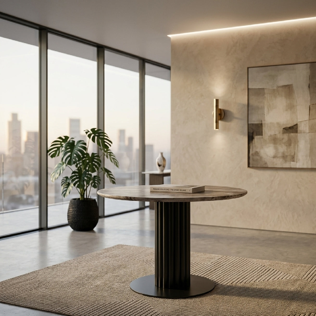 Pink Marble Bistro Table | Oroa.com