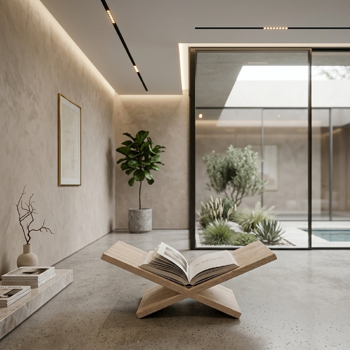 Pink Marble Bookstand | Oroa.com