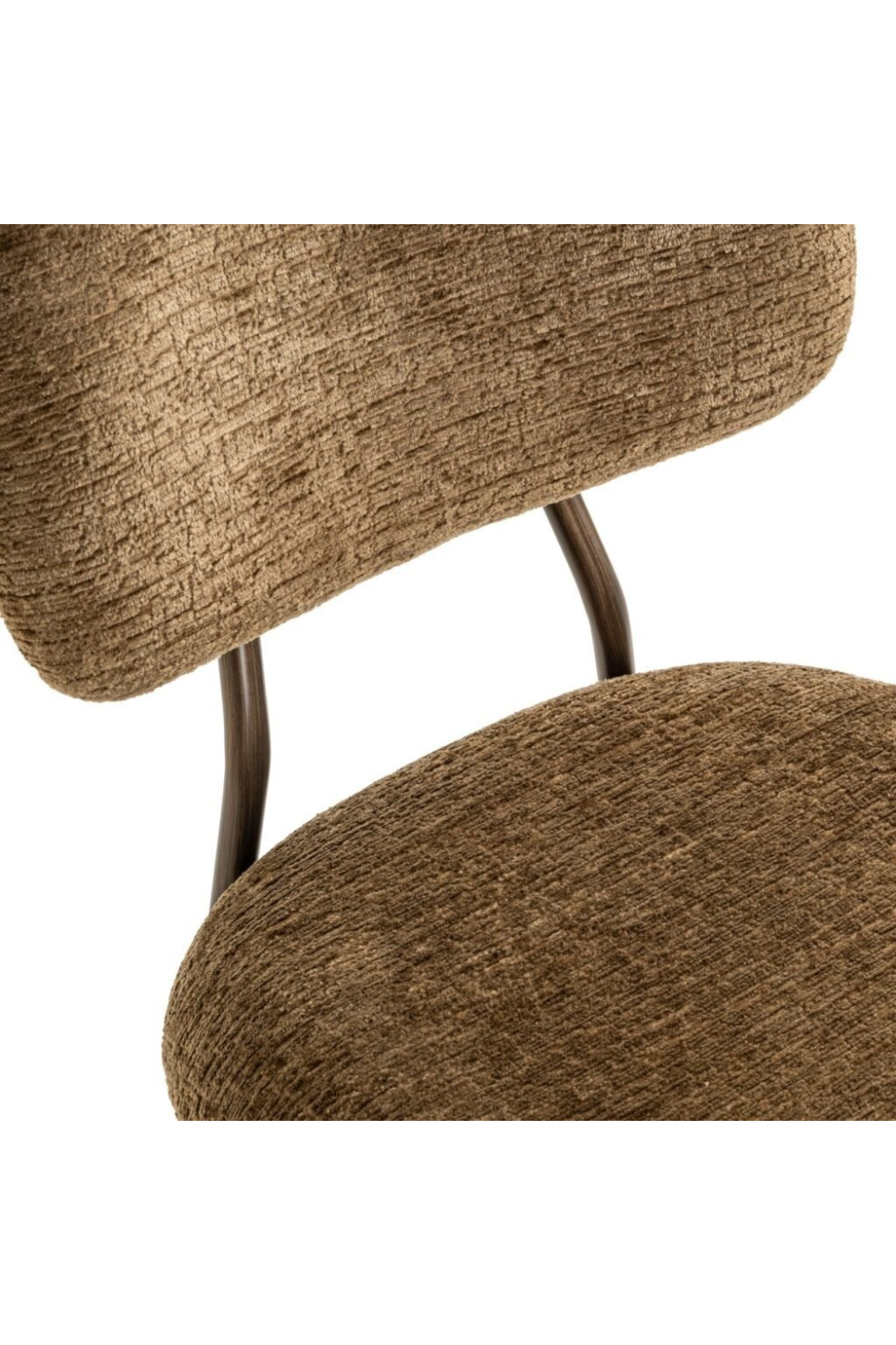Brown Fabric Counter Stools (2) | Richmond Interiors Xenia | Oroa.com