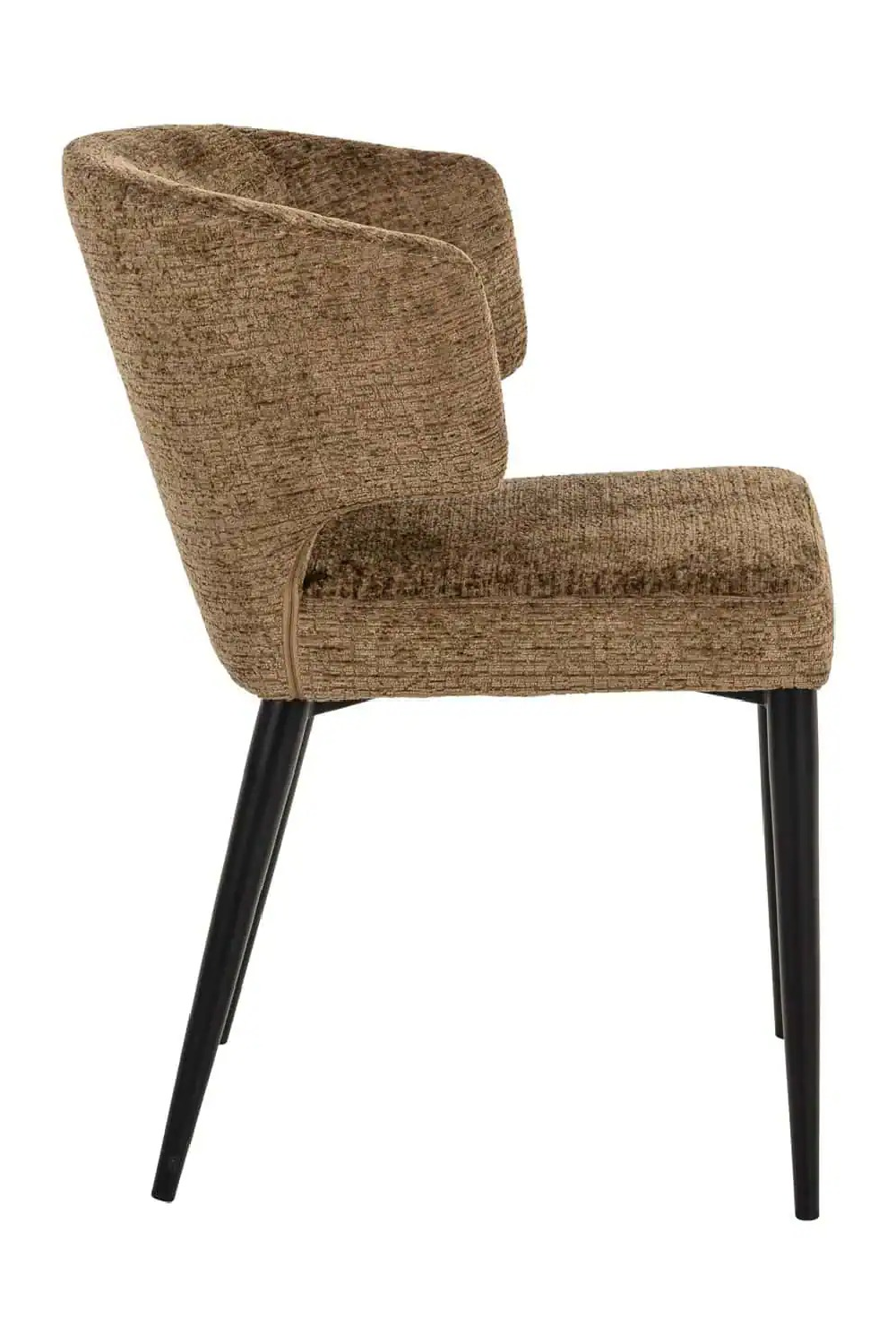 Brown Curved Back Dining Chair | Oroa.com