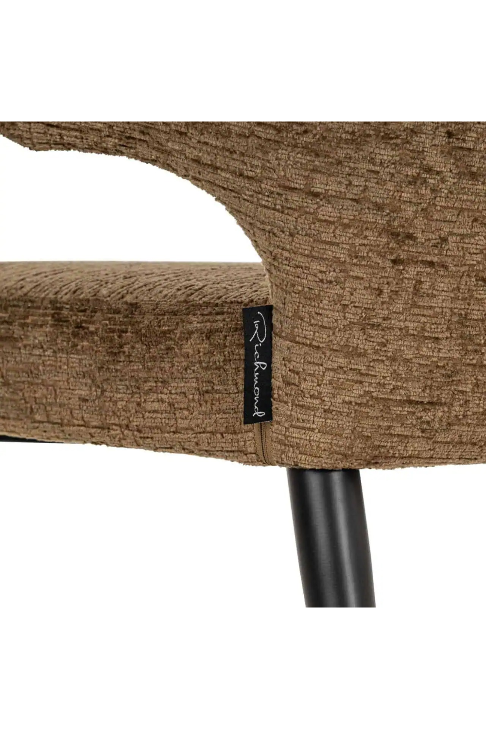 Brown Curved Back Dining Chair | Oroa.com