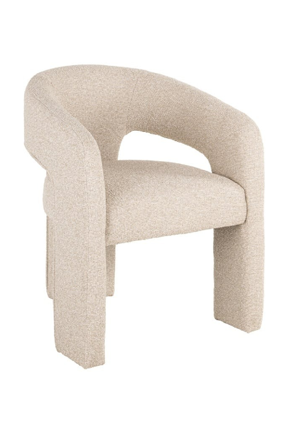 Cream Cut-Out Lounge Chair | Oroa.com