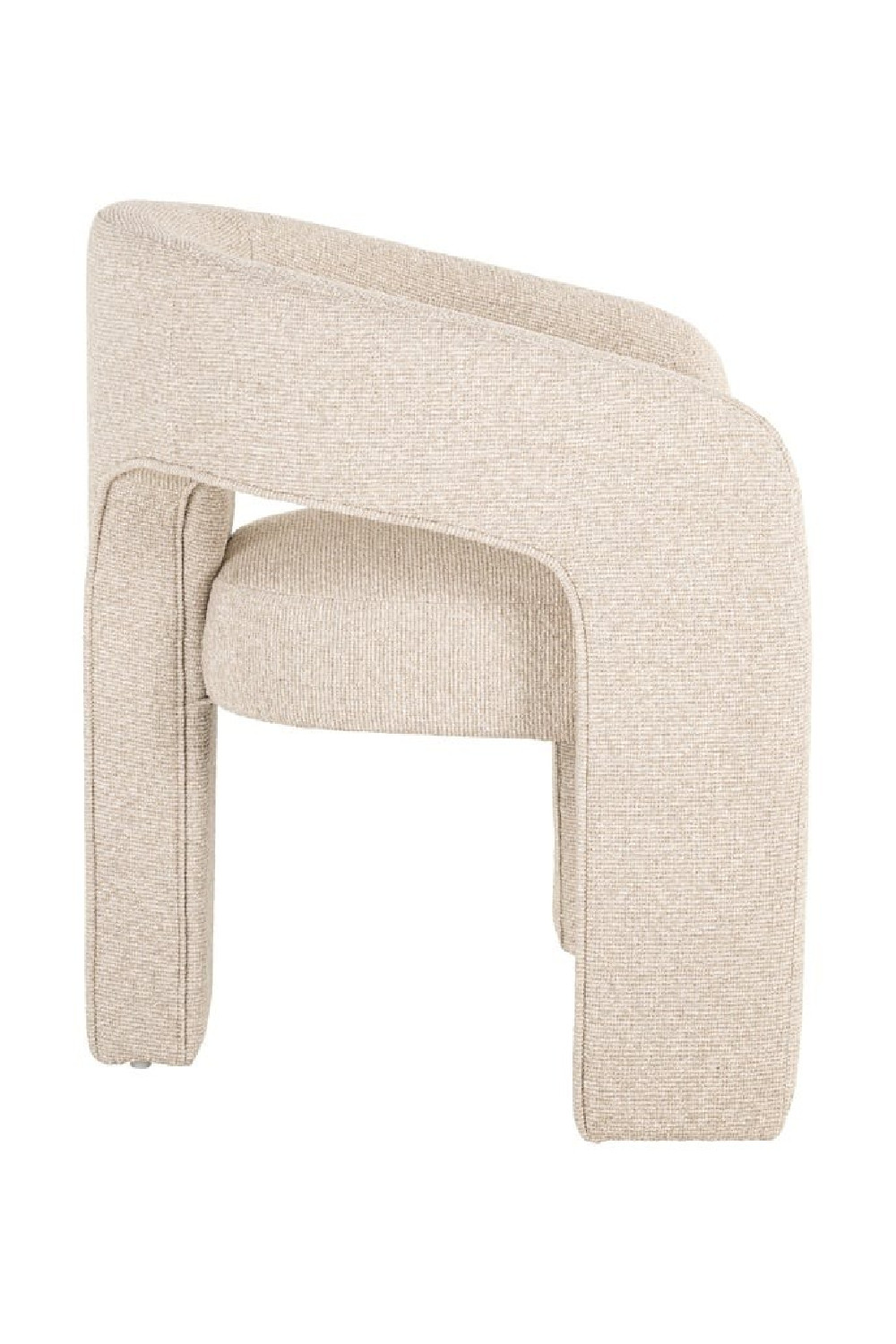 Cream Cut-Out Lounge Chair | Oroa.com