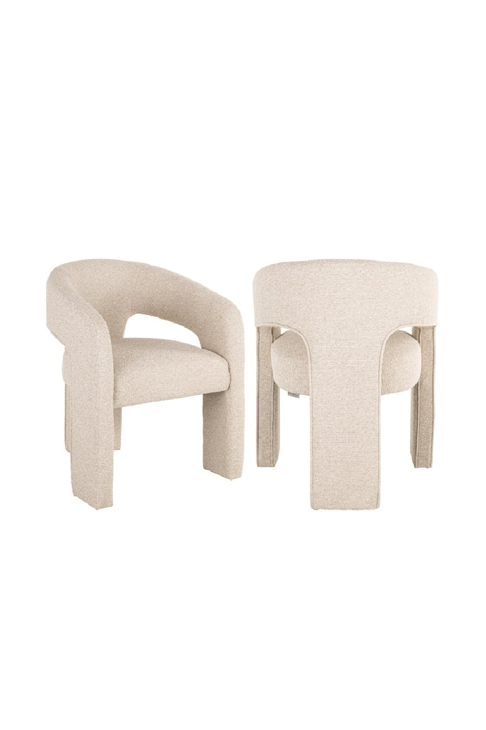 Cream Cut-Out Lounge Chair | Richmond Interiors Belle | Oroa.com