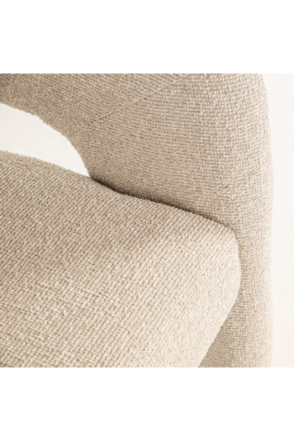 Cream Cut-Out Lounge Chair | Richmond Interiors Belle | Oroa.com