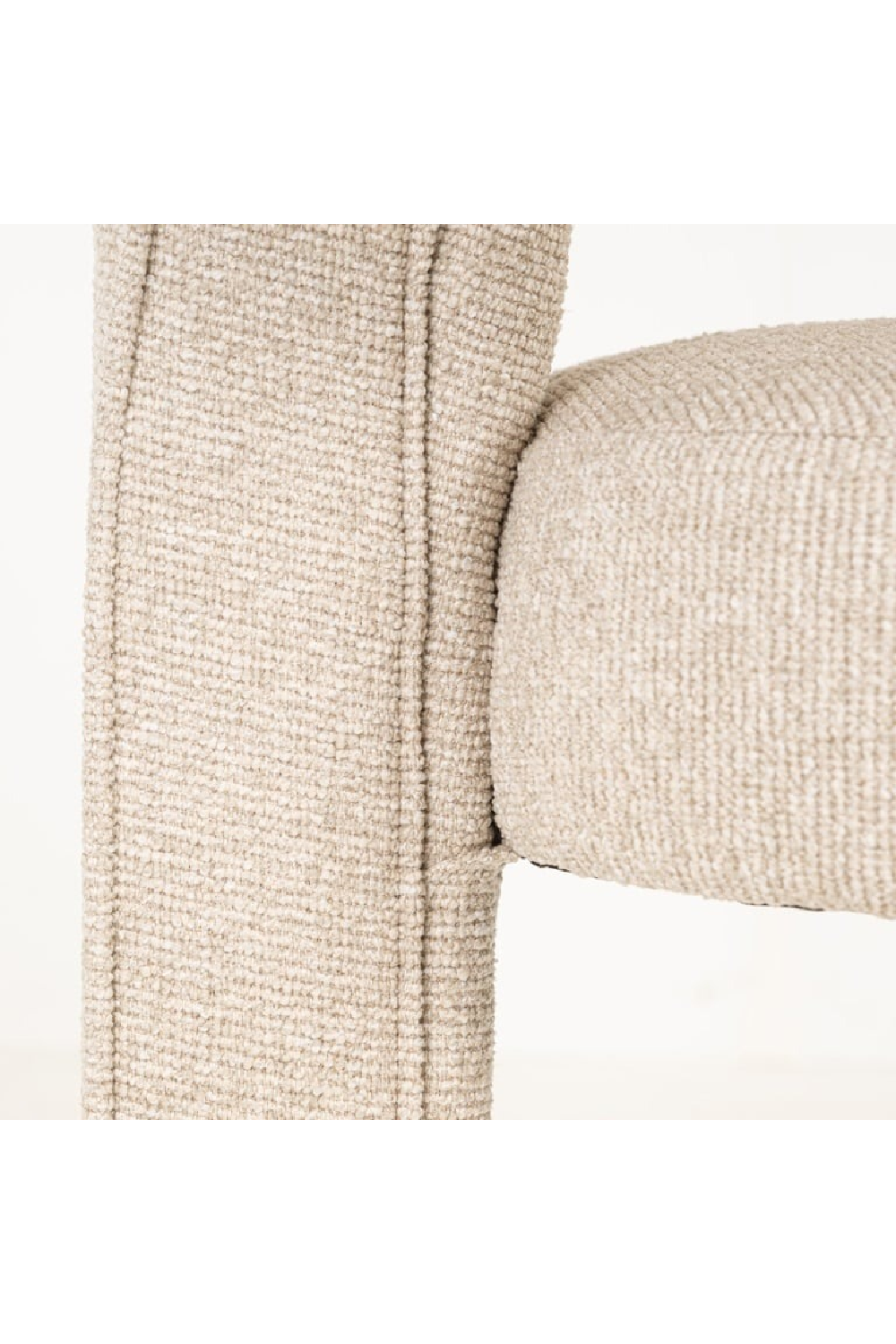 Cream Cut-Out Lounge Chair | Oroa.com