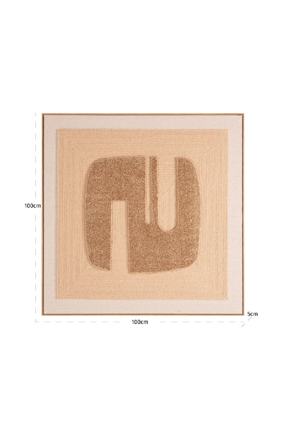 Linen Abstract Wall Art | Richmond Interiors Seda | Oroa.com