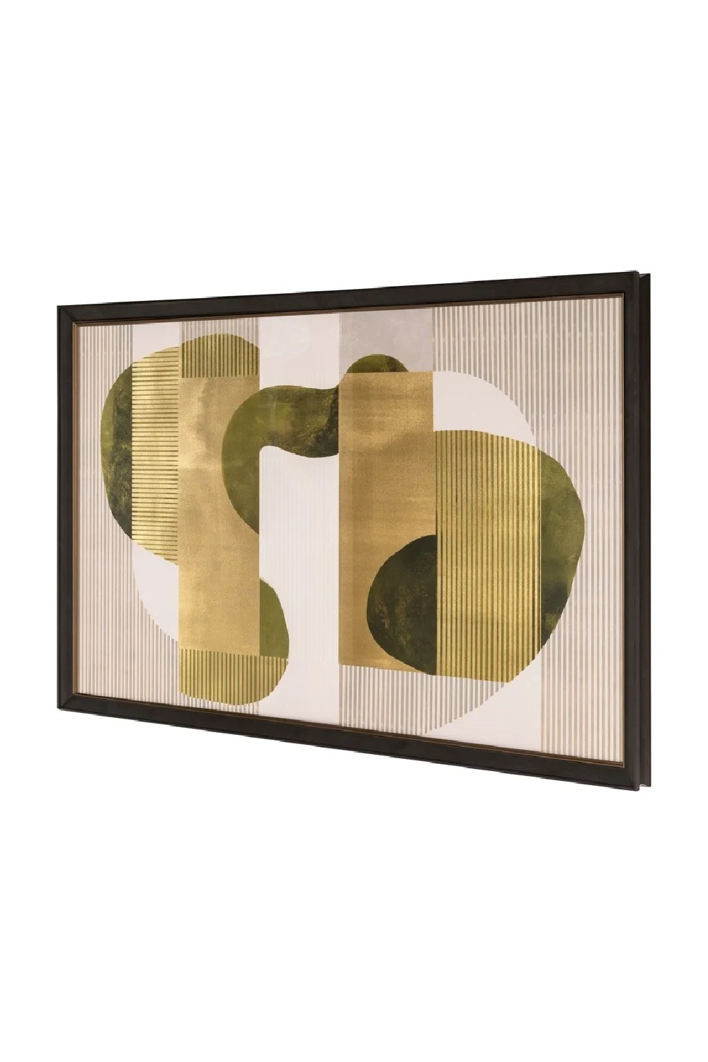 Green and Gold Abstract Wall Art | Oroa.com