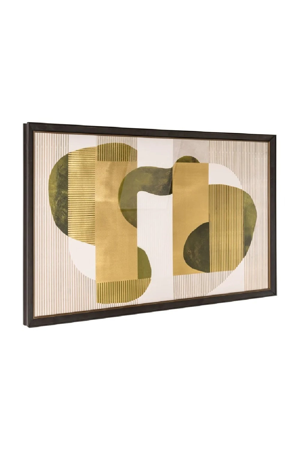Green and Gold Abstract Wall Art | Oroa.com
