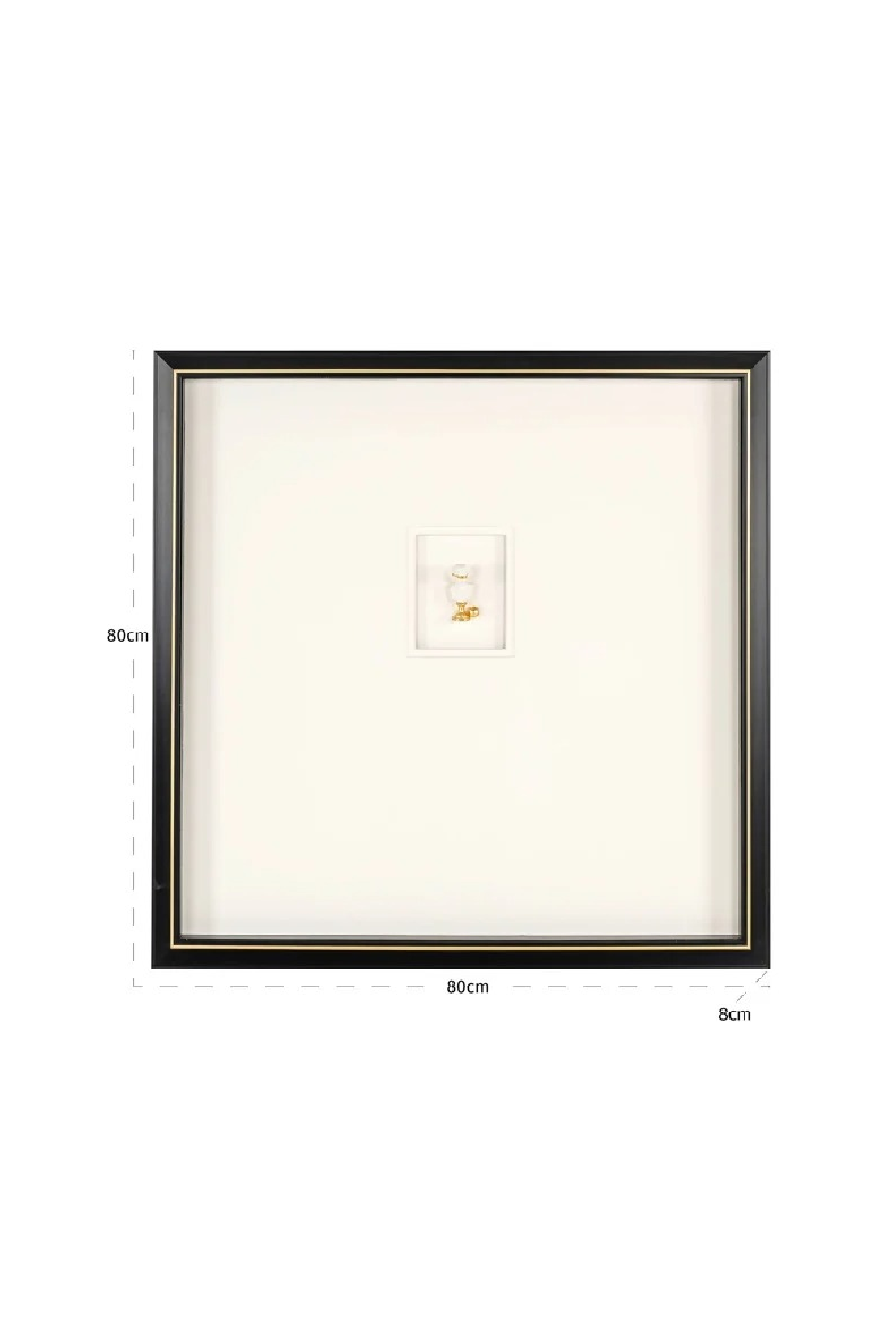 White Framed Sculpture Wall Art | Oroa.com