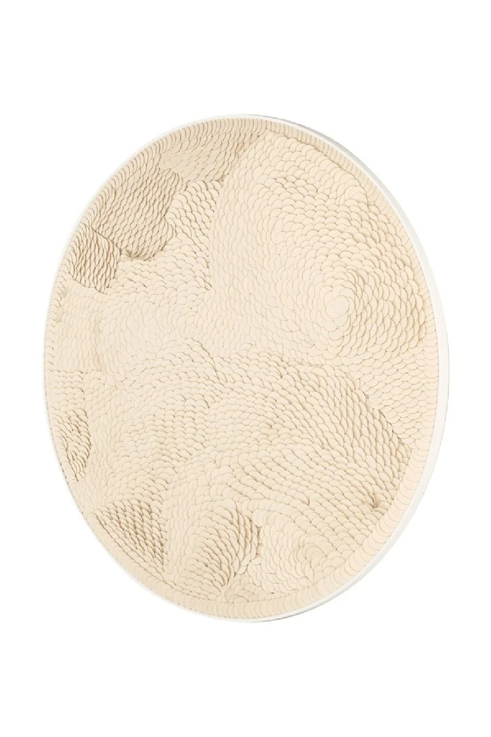 White Round Wall Art | Richmond Interiors Flow | Oroa.com