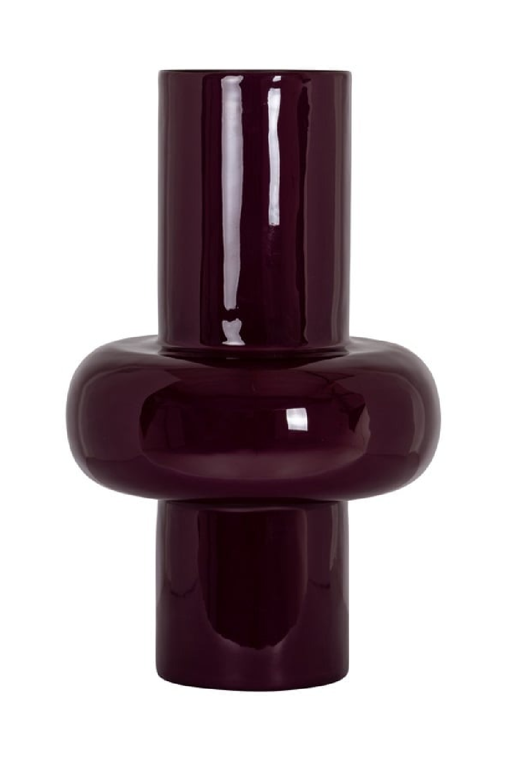 Glossy Burgundy Vase | Oroa.com