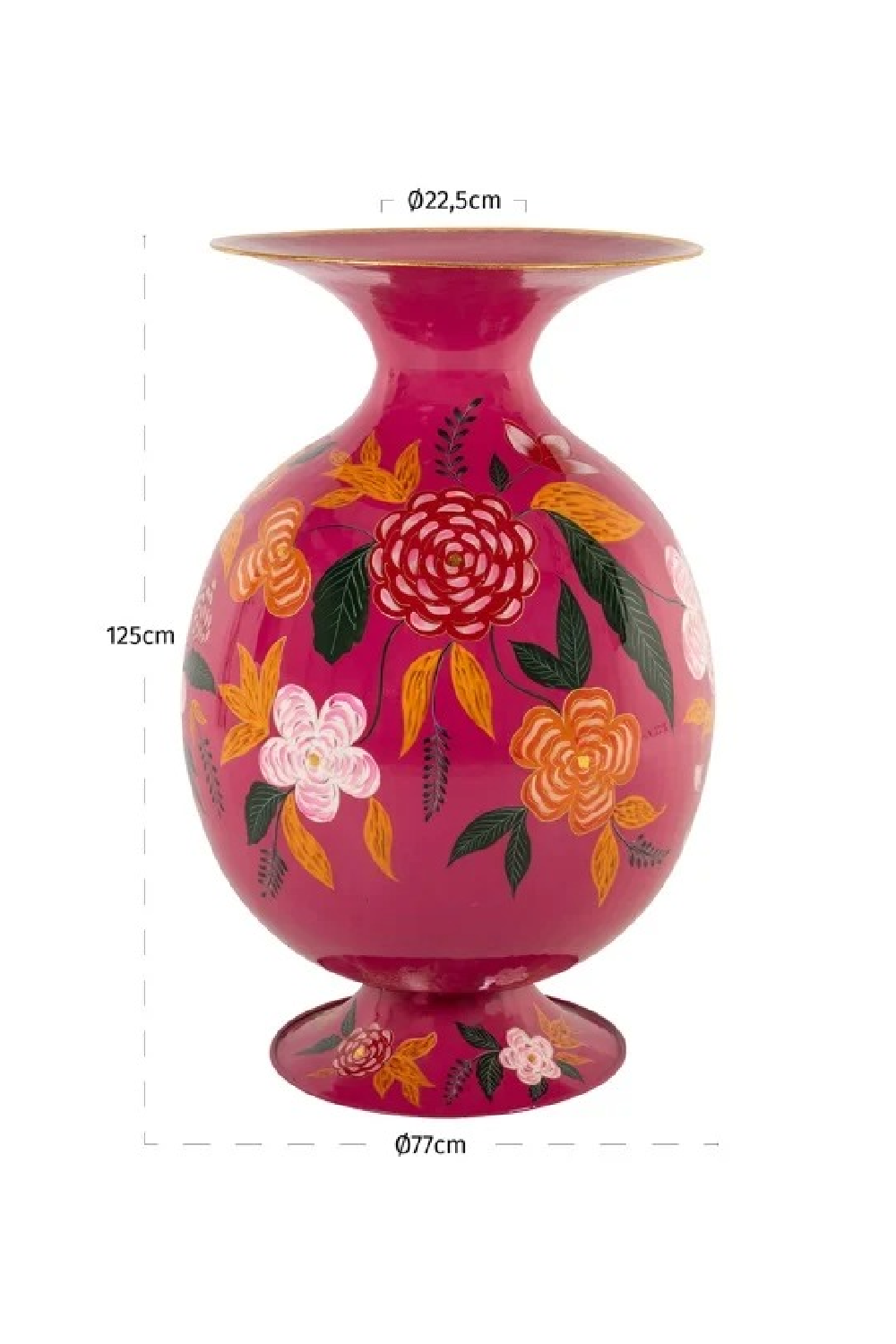 Pink Floral Vase | Oroa.com