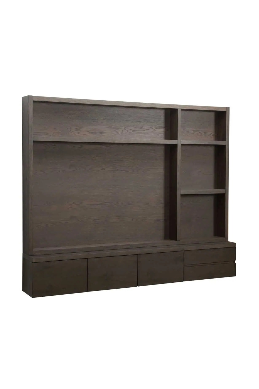 Brown Oak Tall TV Cabinet | Oroa.com