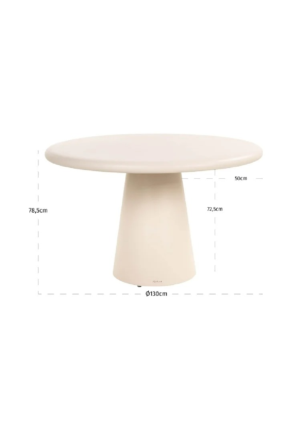 White Indoor/Outdoor Dining Table | Oroa.com