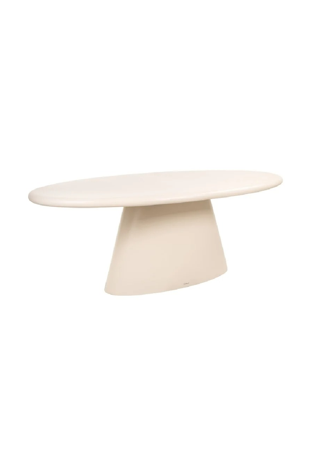 White Oval Indoor/Outdoor Dining Table | Richmond Interiors Urban Bloom | Oroa.com