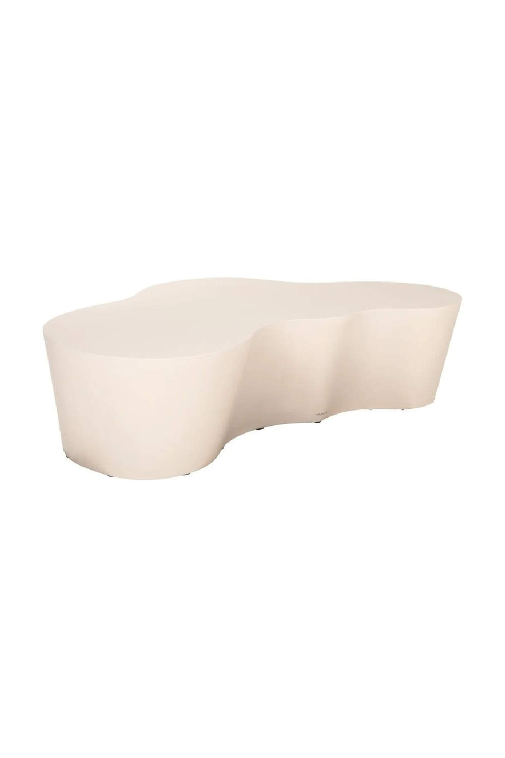 White Organic Indoor/Outdoor Coffee Table | Oroa.com