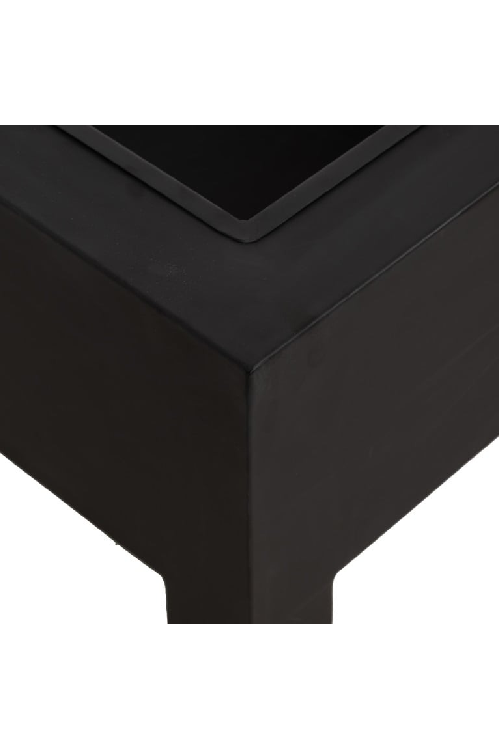 Black Square Fire Pit | Oroa.com