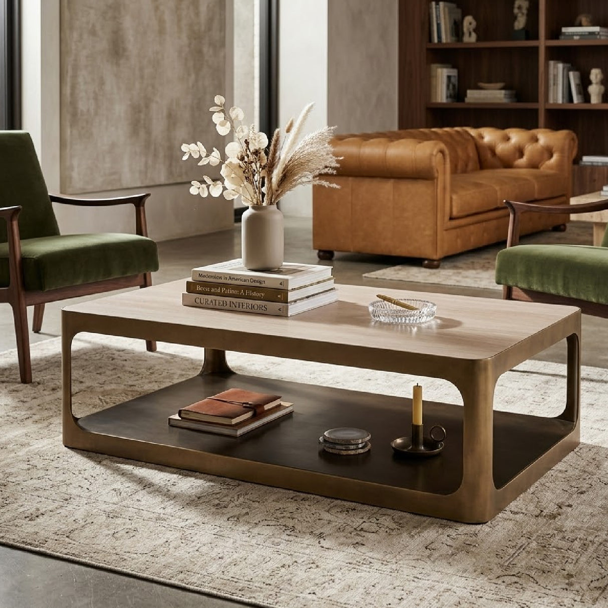 Rectangular Ceramic Coffee Table | Oroa.com