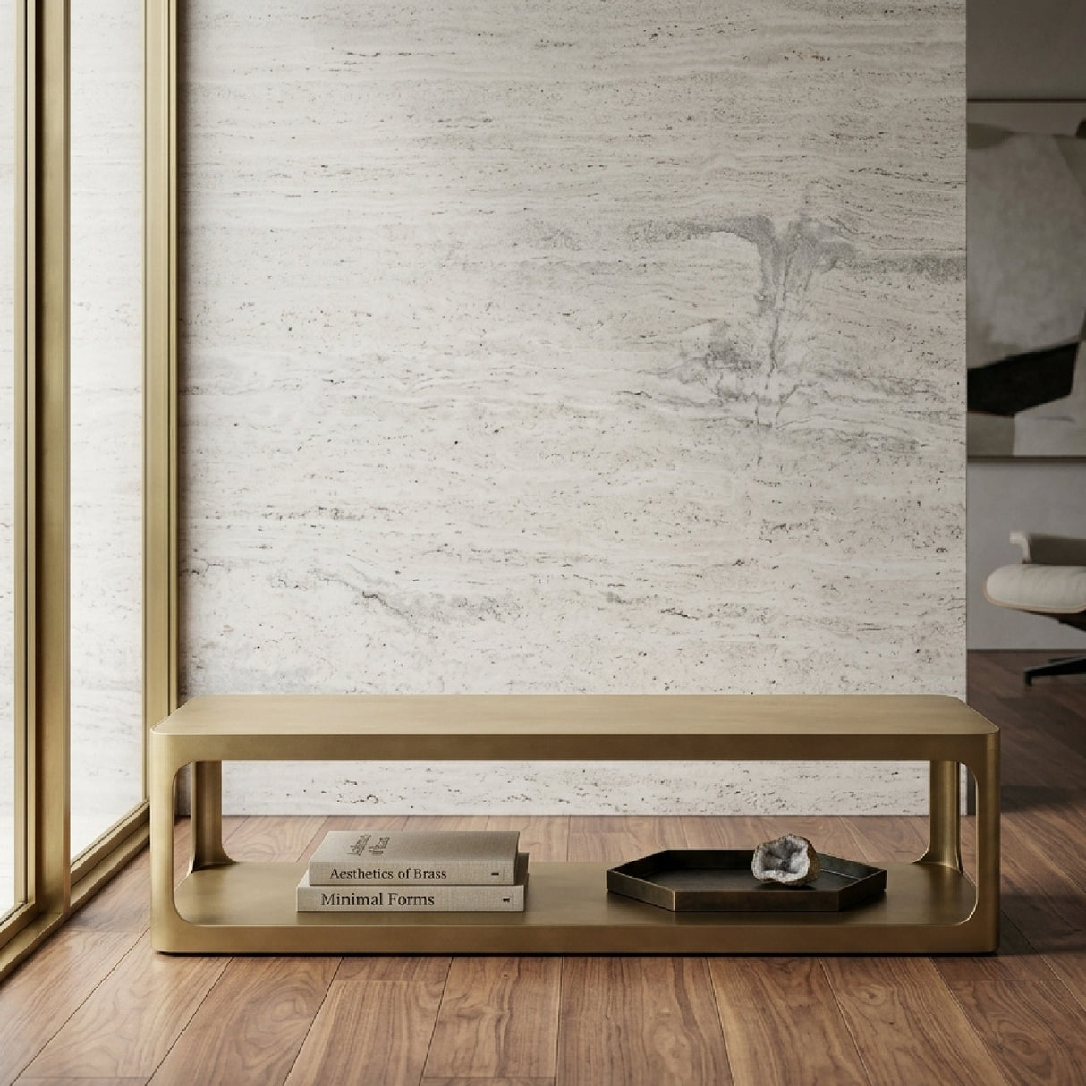 Iron Framed Open TV Cabinet | Oroa.com