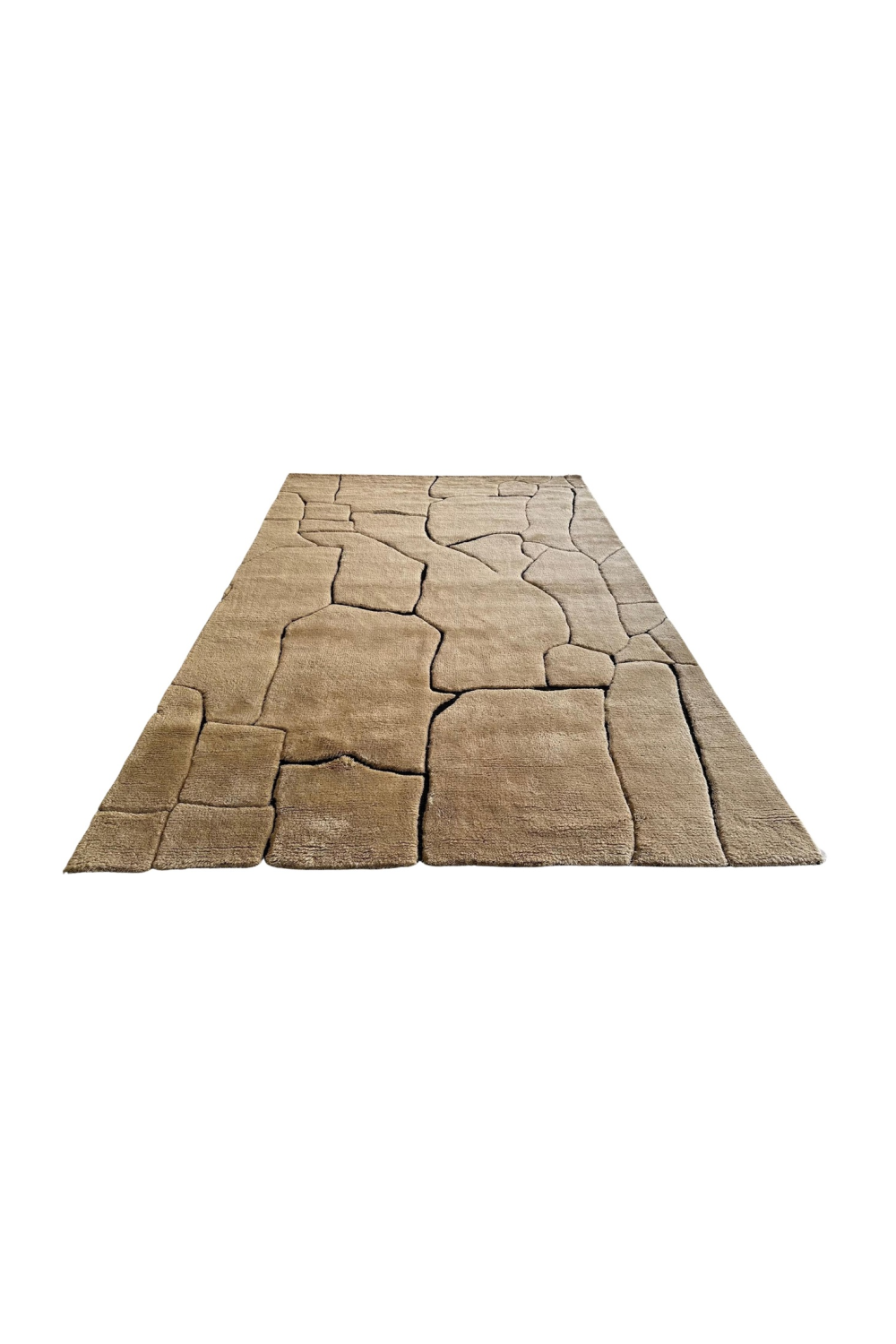 Brown Wool Blend Carpet | Oroa.com
