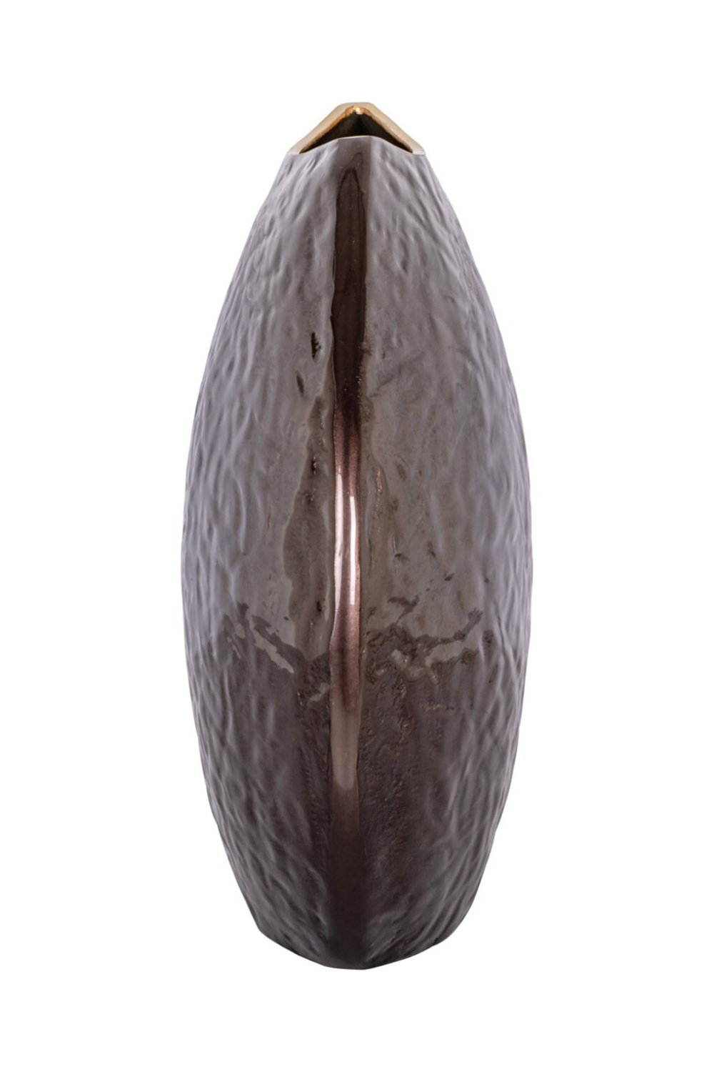 Dark Brown Textured Vase | Oroa.com