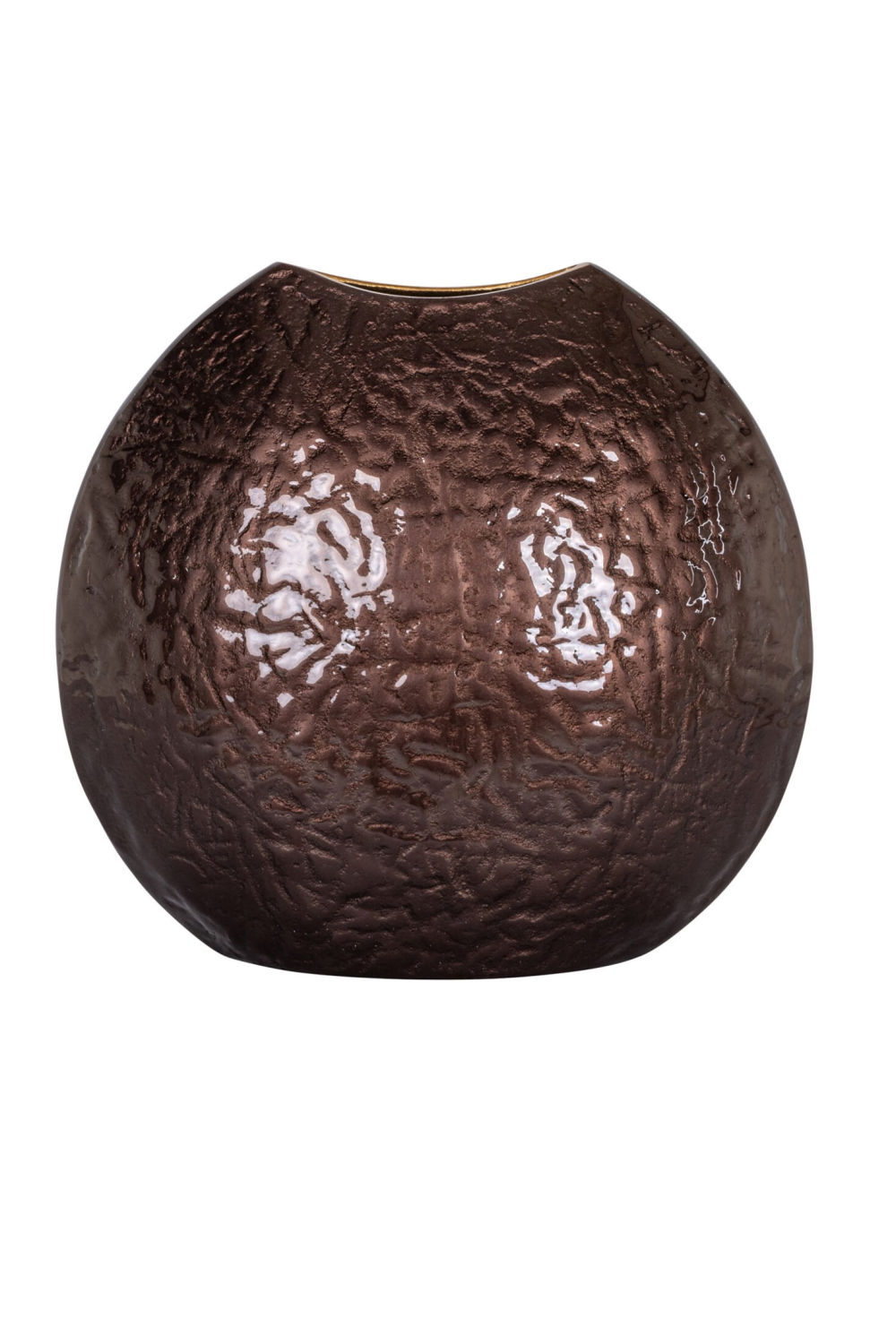 Dark Brown Textured Vase | Oroa.com