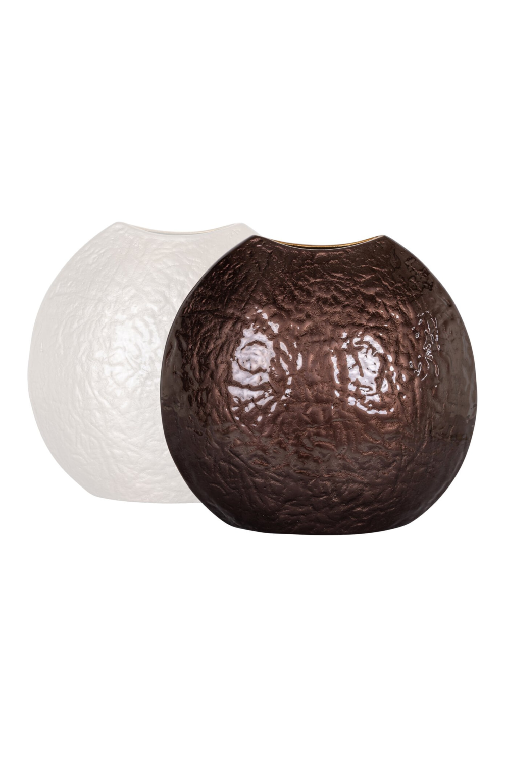 Dark Brown Textured Vase | Oroa.com