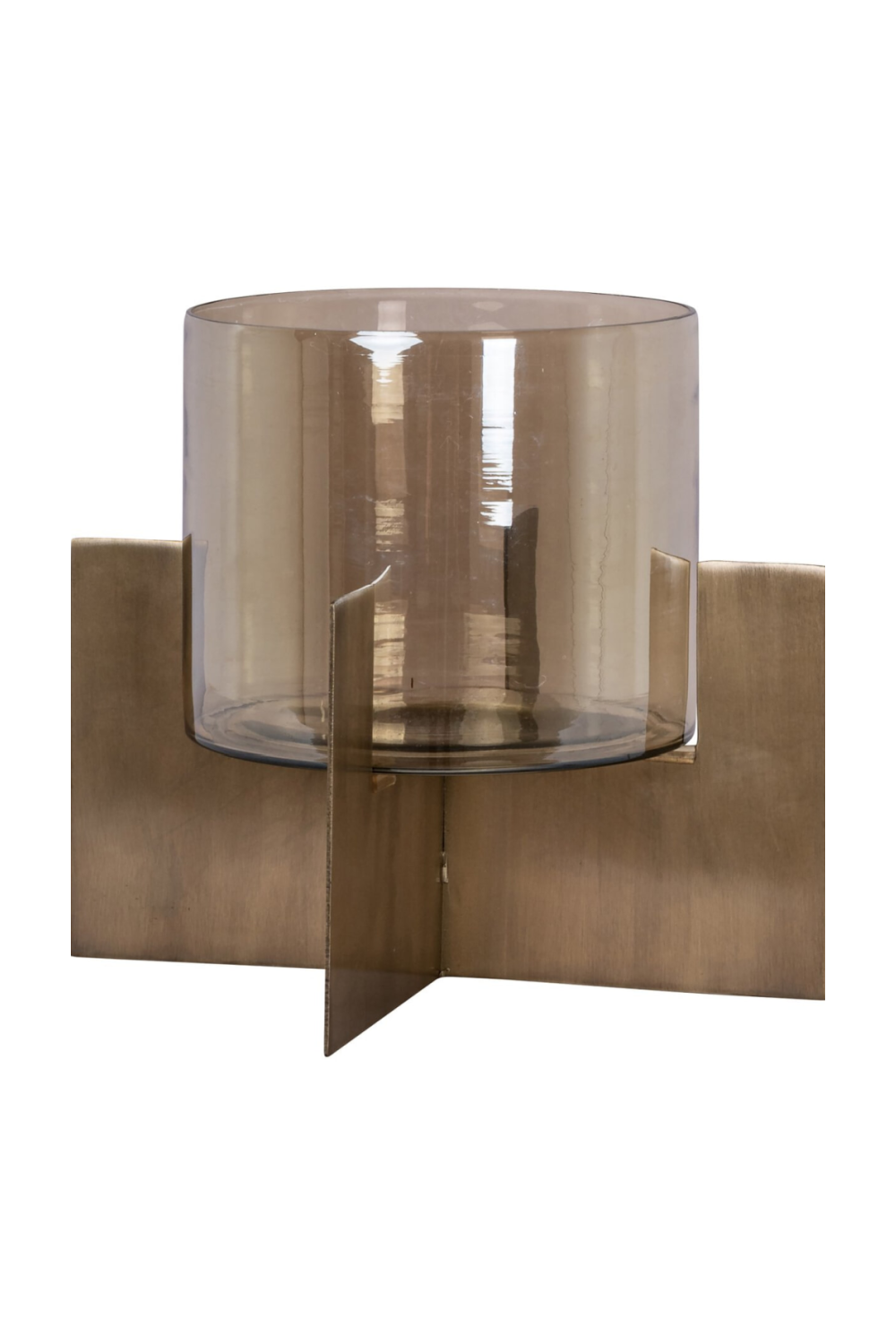 Gold Cruciform Candle Holder | Richmond Interiors Resa | Oroa.com
