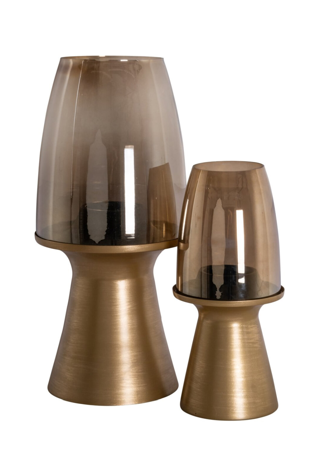 Brushed Gold Candle Holder | Richmond Interiors Danea | Oroa.com