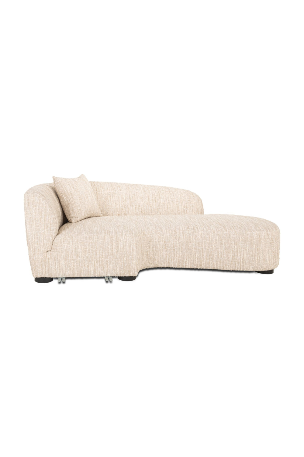Beige Curved Lounge Sofa | Richmond Interiors Pandora | Oroa.com