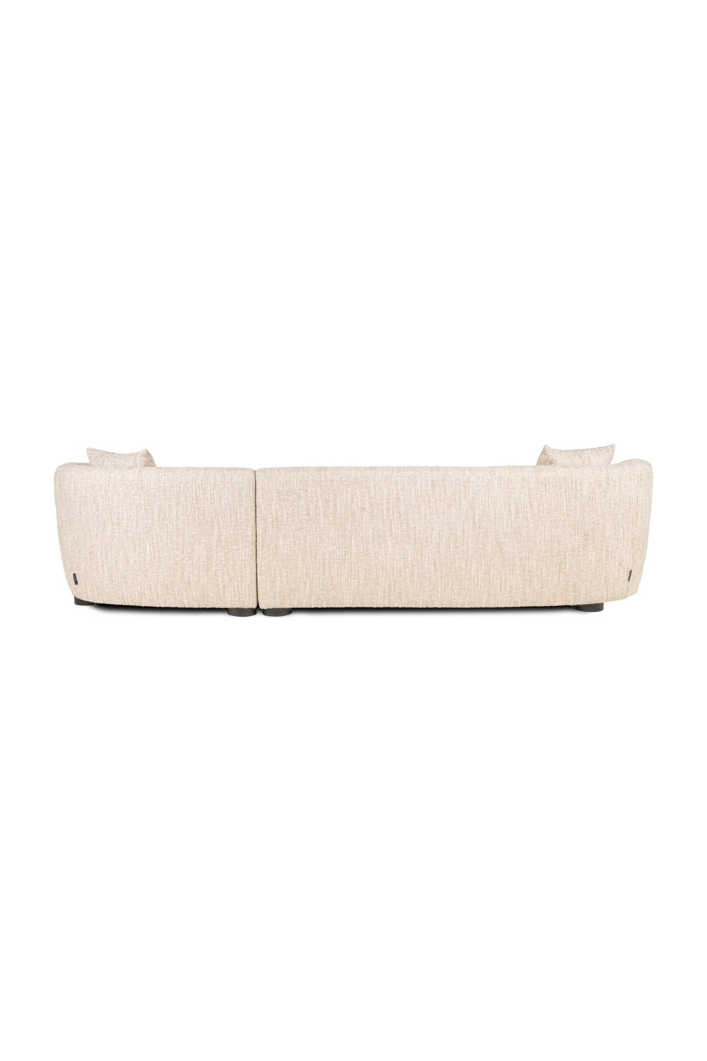 Beige Curved Lounge Sofa | Richmond Interiors Pandora | Oroa.com