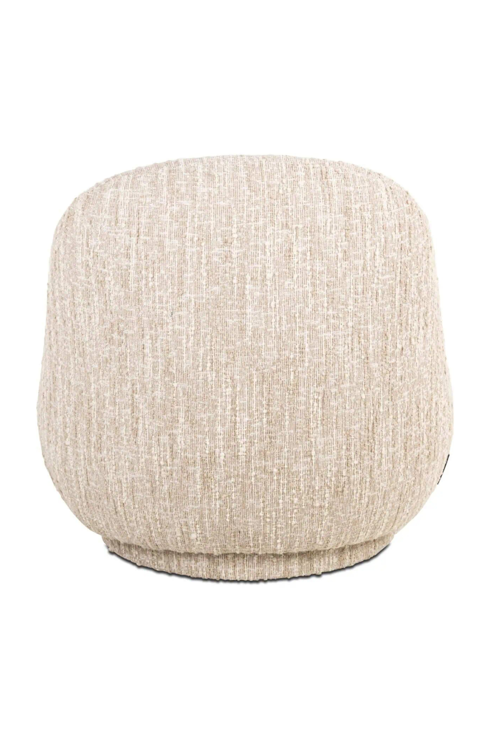 Rounded Seat Beige Lounge Chair | Oroa.com