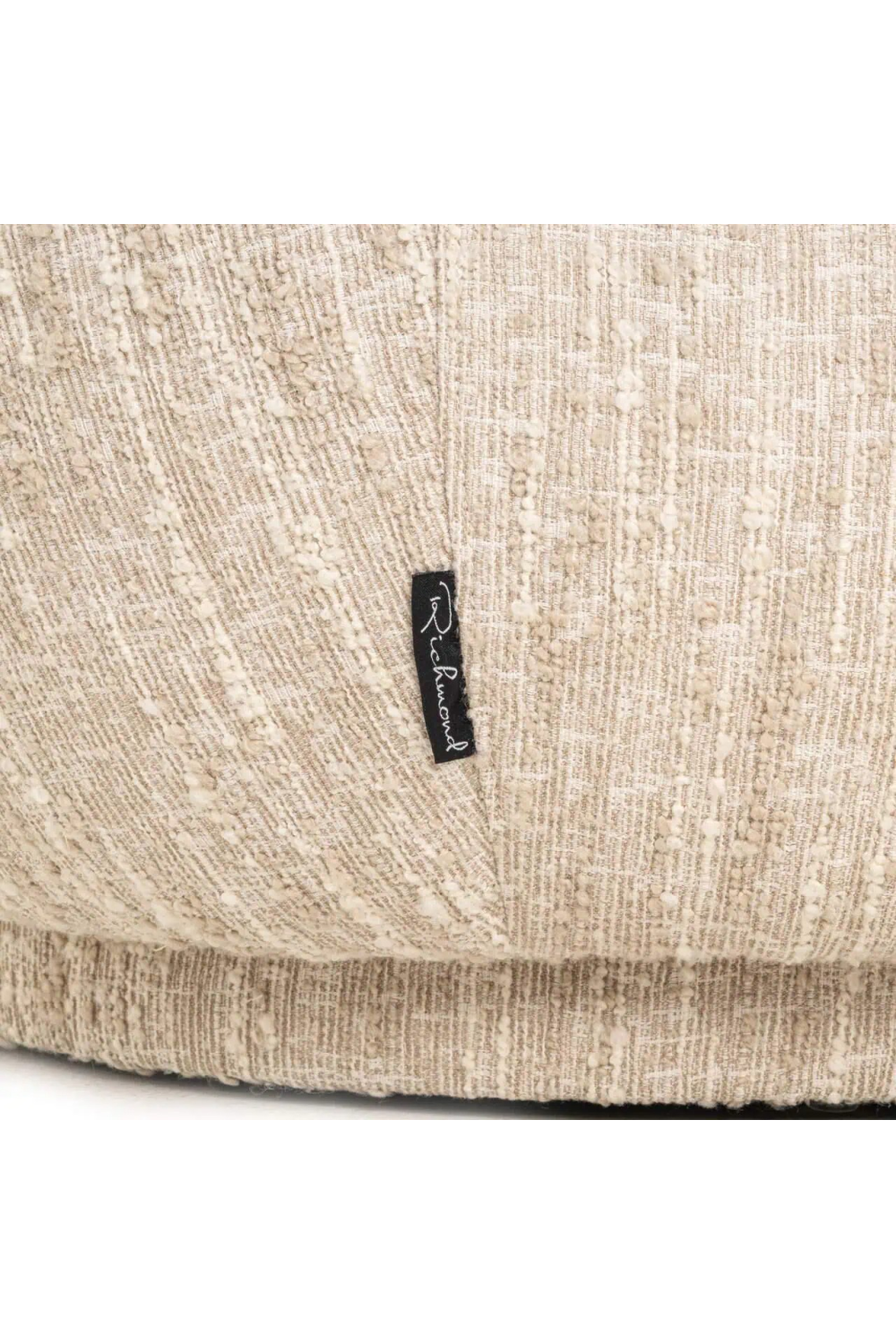 Rounded Seat Beige Lounge Chair | Oroa.com