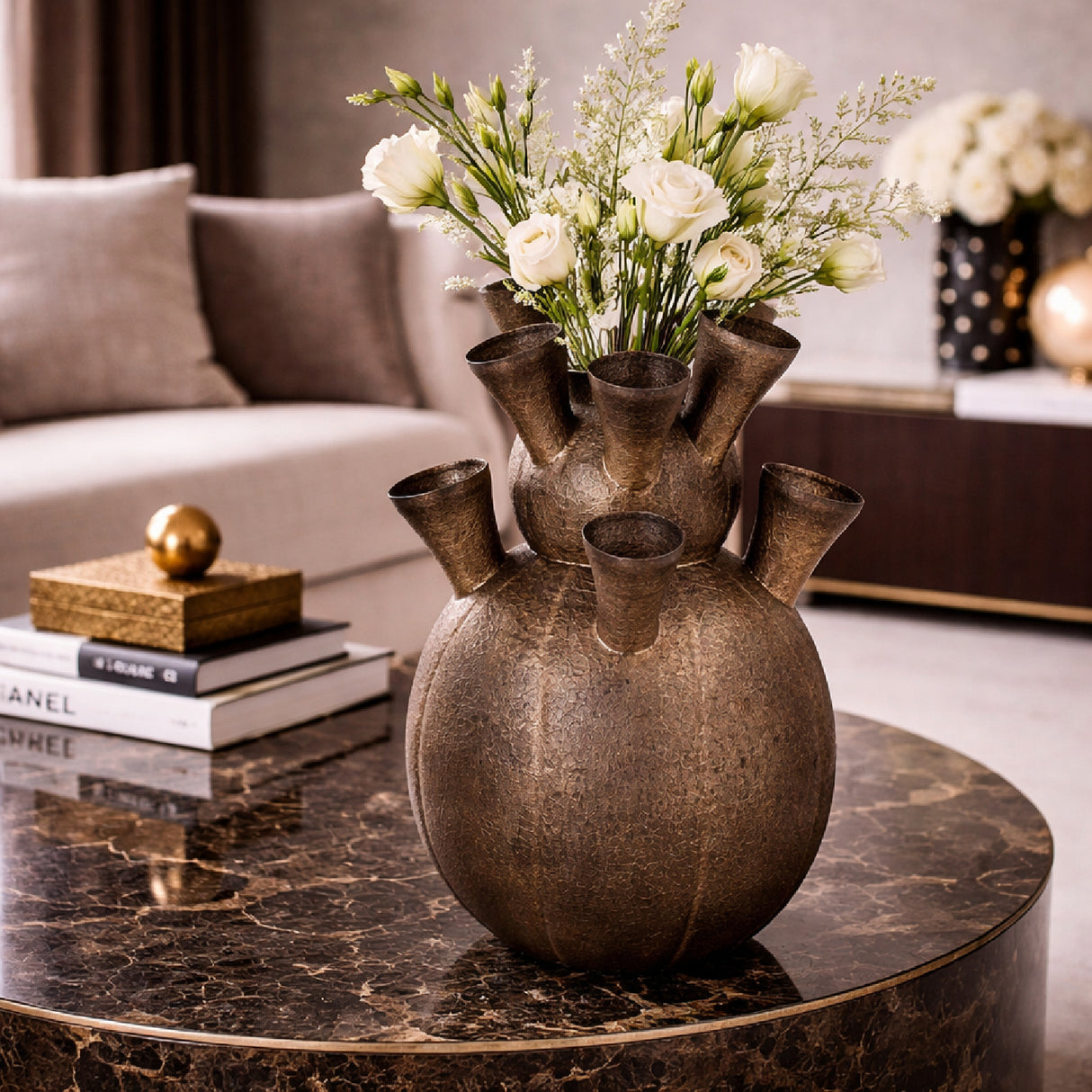 Antique Brass Vase | Oroa.com