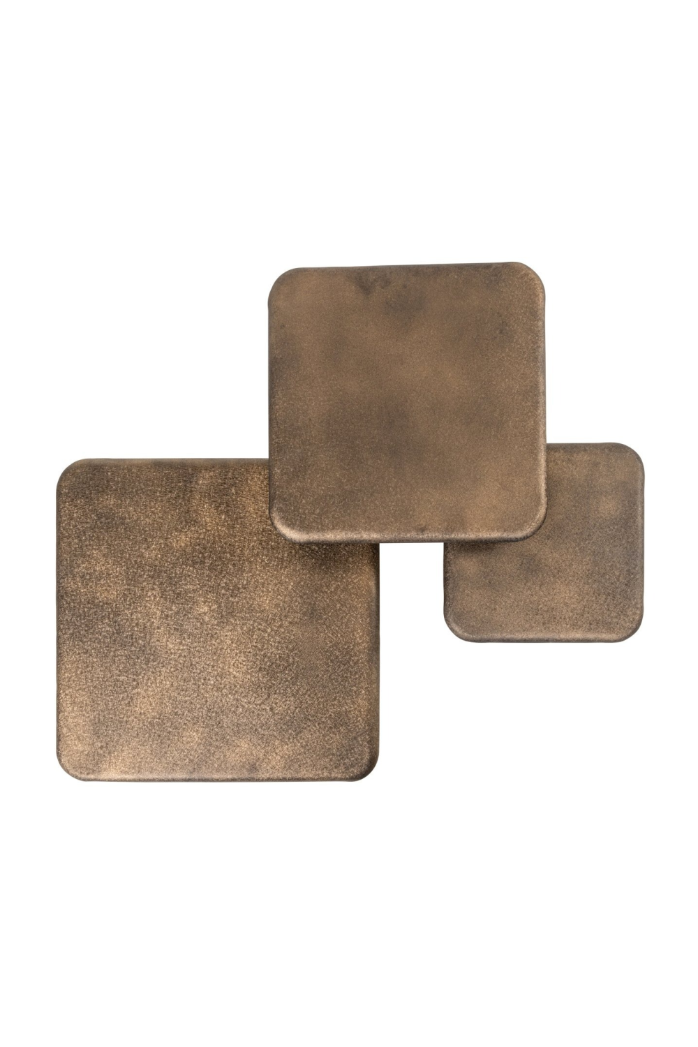 Gold Square Coffee Tables (3) | Oroa.com