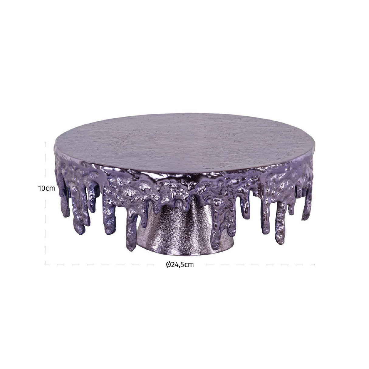 Lavender Aluminum Cake Plate | Oroa.com