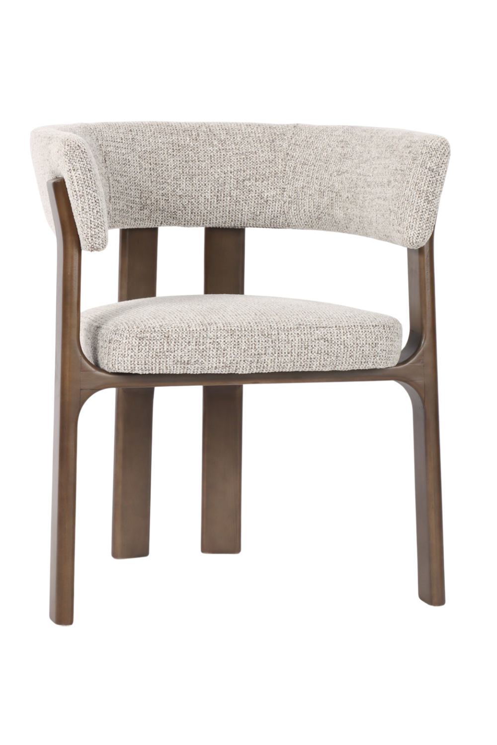 Wood Framed Curve Dining Chair | Oroa.com