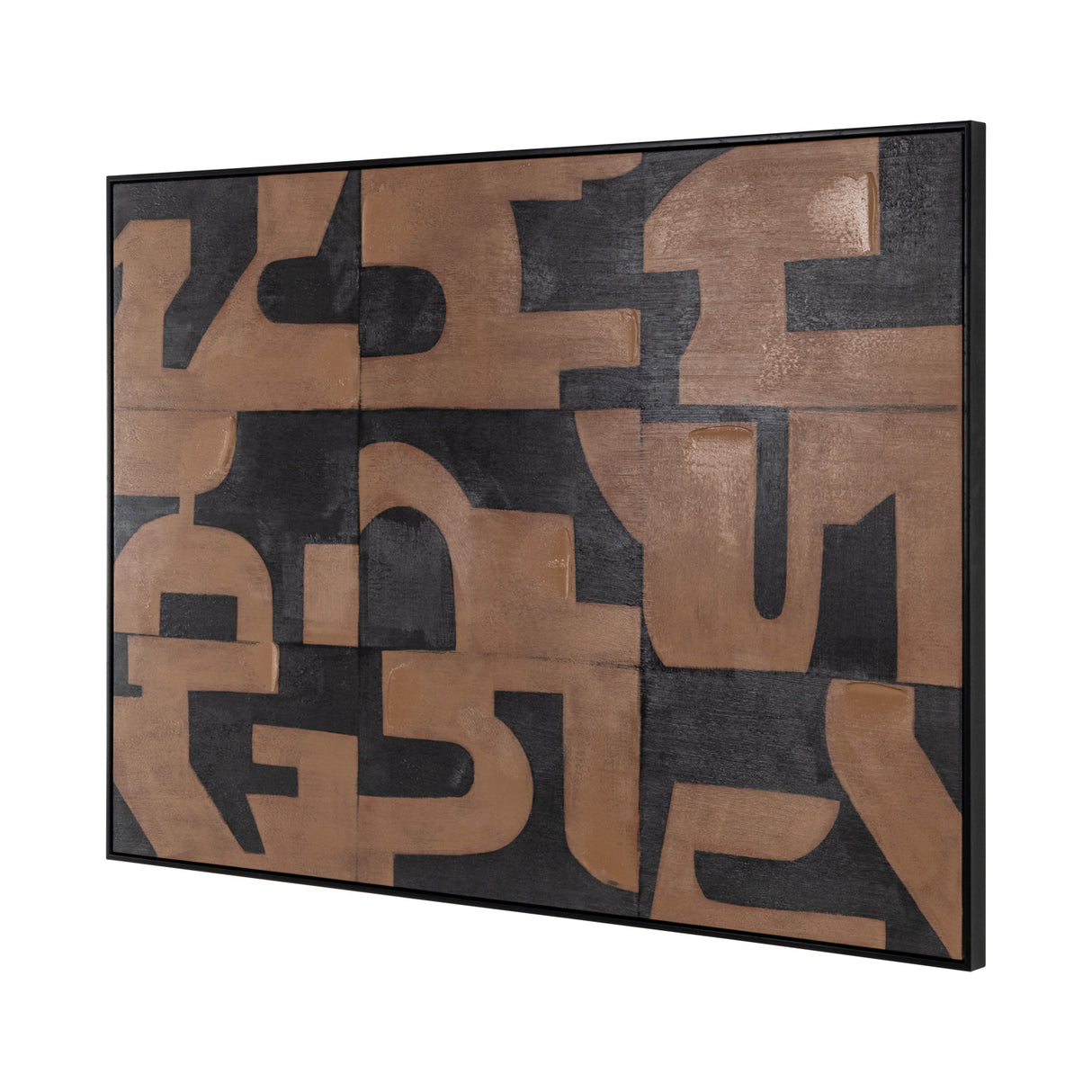 Brown Abstract Wall Art | Oroa.com