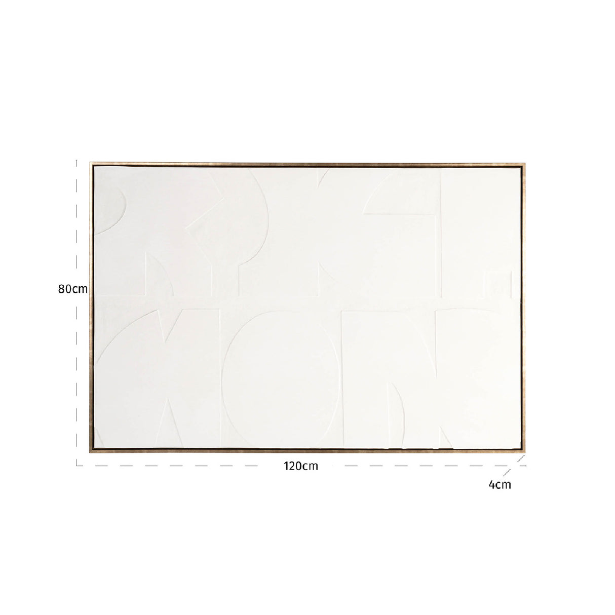 White Geometrical Wall Art | Oroa.com