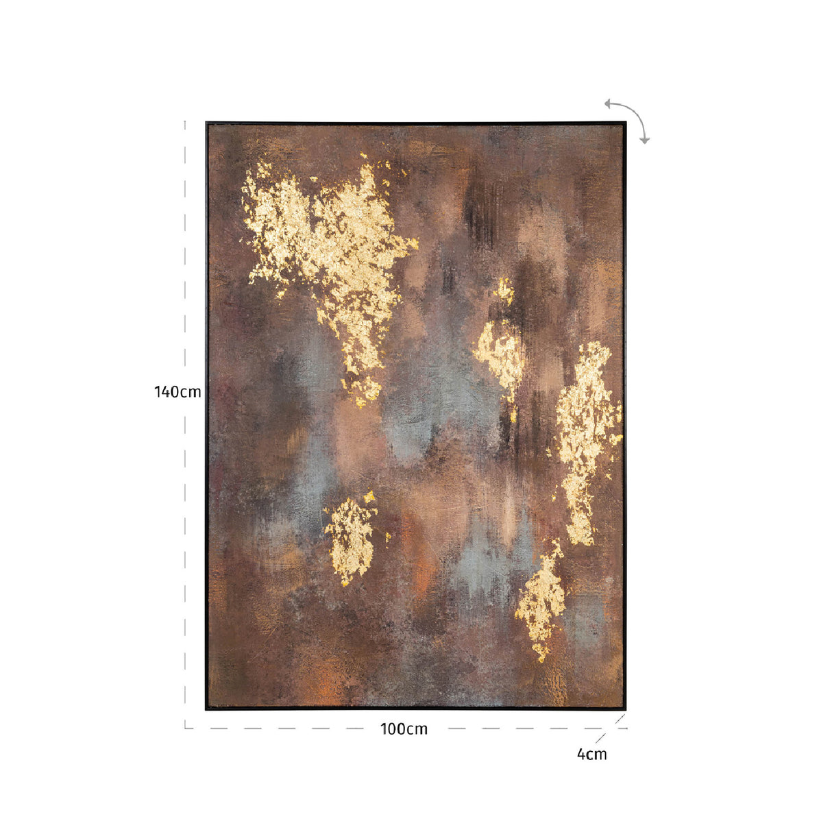 Gold Speckled Wall Art | Oroa.com