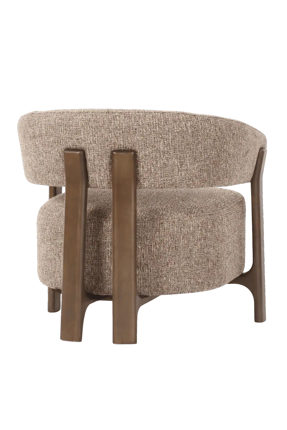 Brown Tweed Lounge Chair | Oroa.com