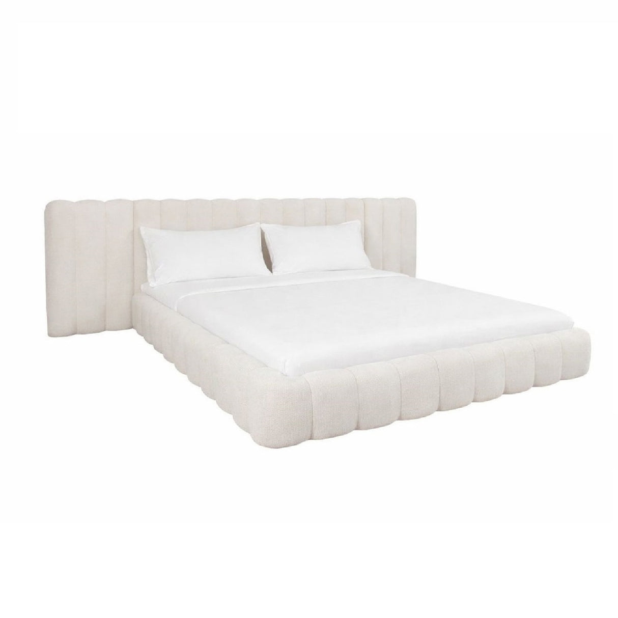 Modern European furniture - Cream Storage King Bed - www.oroa.com | Oroa.com