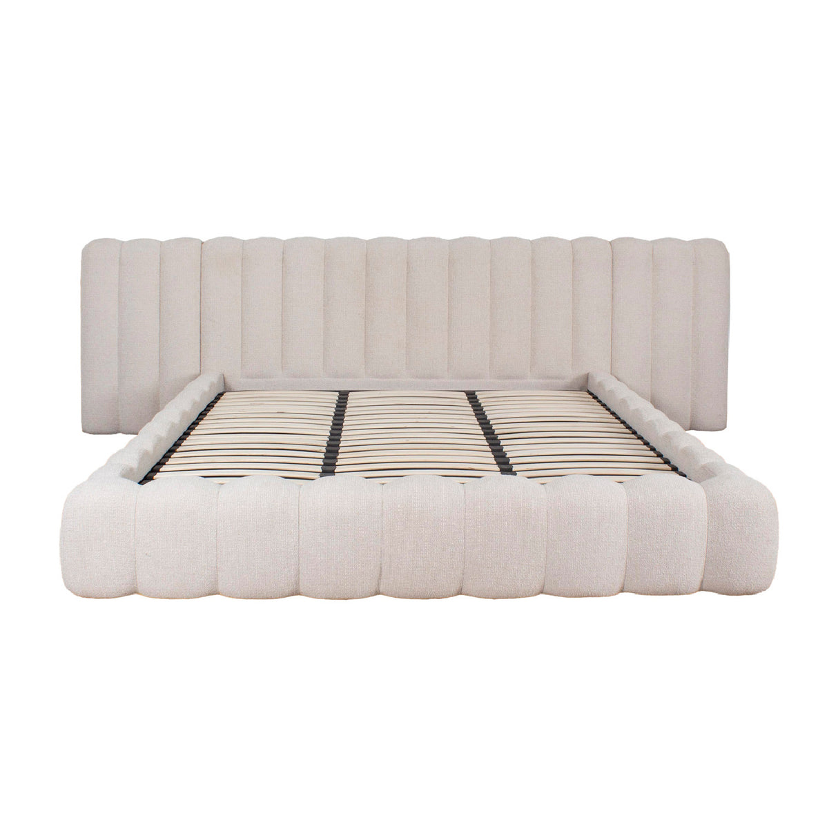 Modern European furniture - Cream Storage King Bed - www.oroa.com | Oroa.com