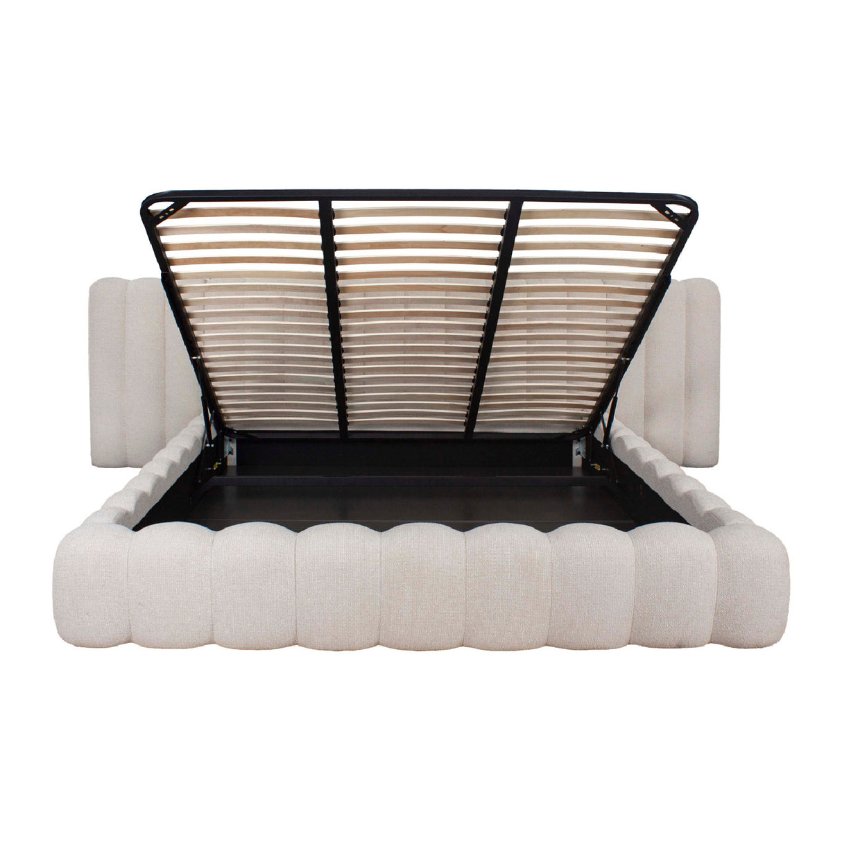 Modern European furniture - Cream Storage King Bed - www.oroa.com | Oroa.com