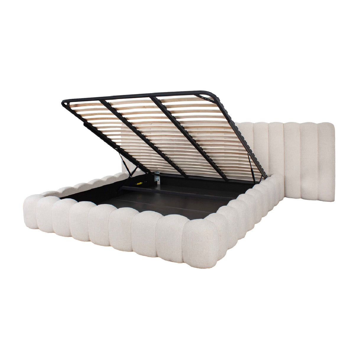 Modern European furniture - Cream Storage King Bed - www.oroa.com | Oroa.com