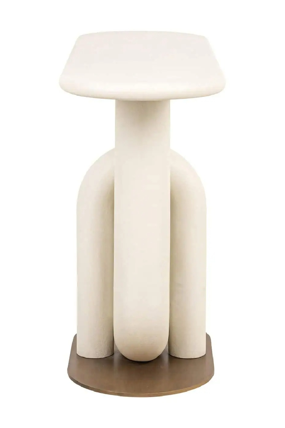 White Metal Modern Console | Oroa.com